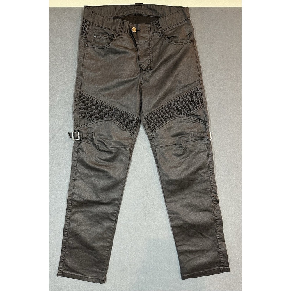 Volero Mens Motorcycle Riding Pants Black Pads Tear Resistant Racing Size M